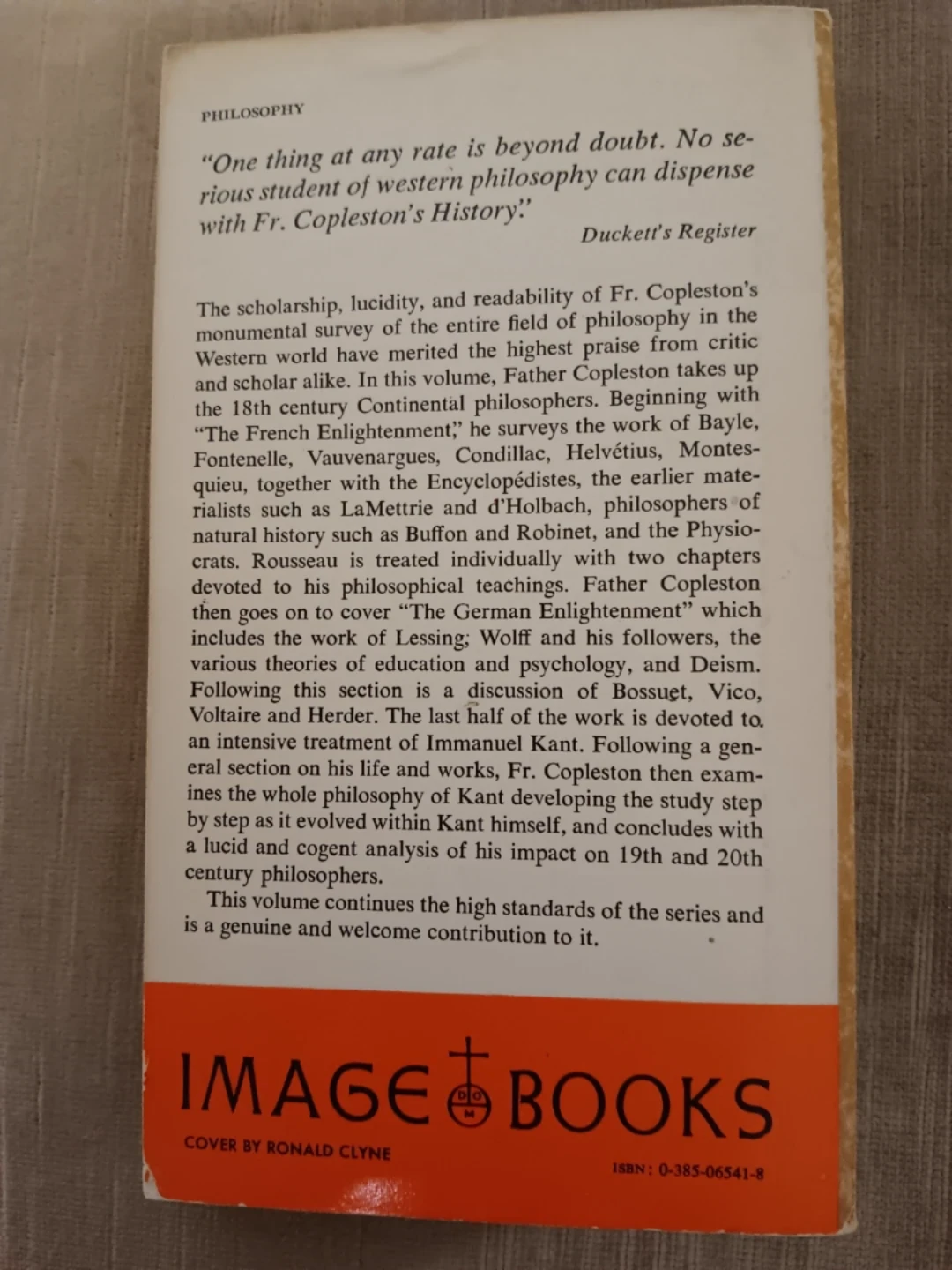 A History of Philosophy Vol 6: Modern Philosophy Part II Kant - photo 2