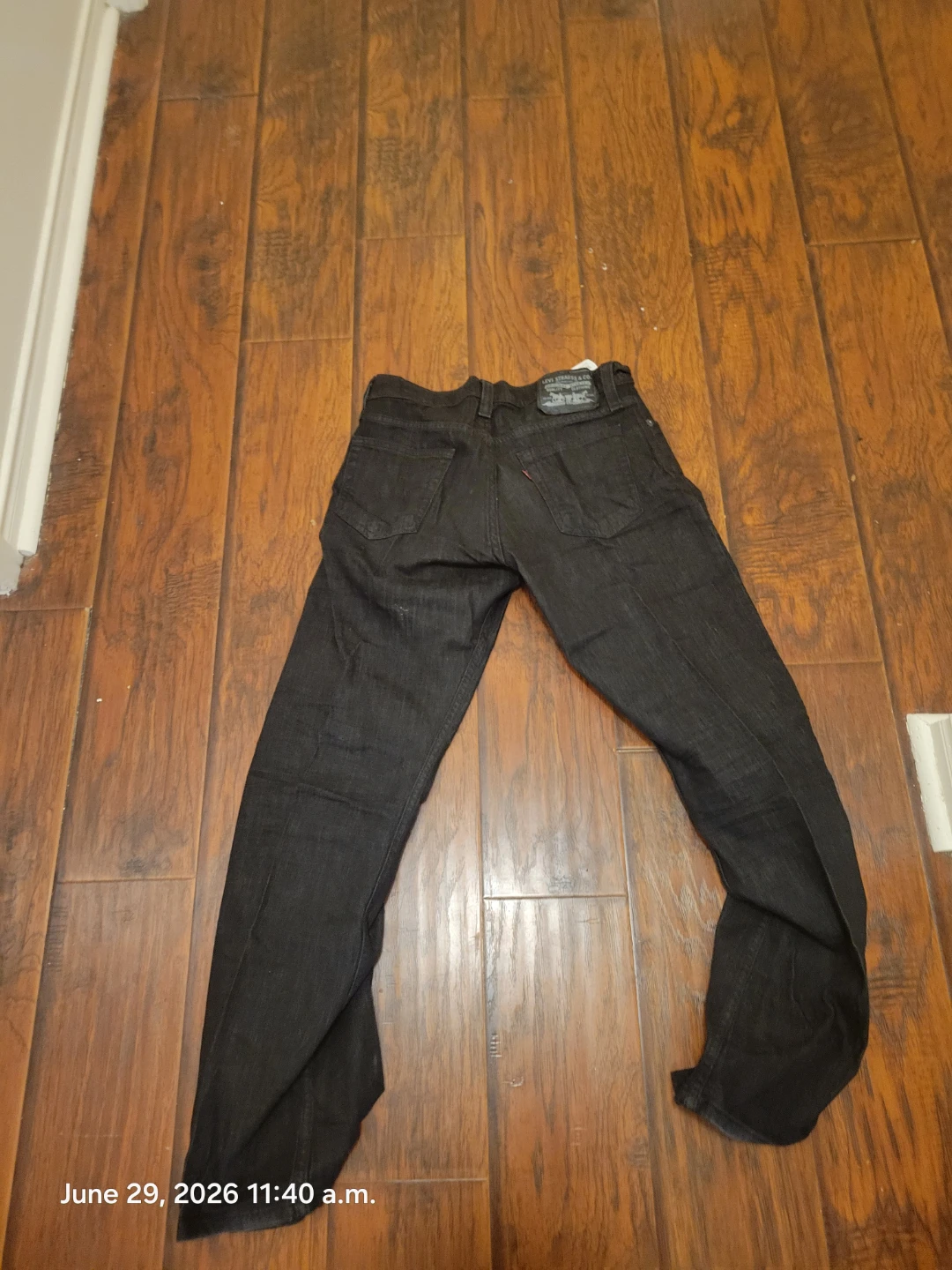 Levi's Black Denim Jeans
