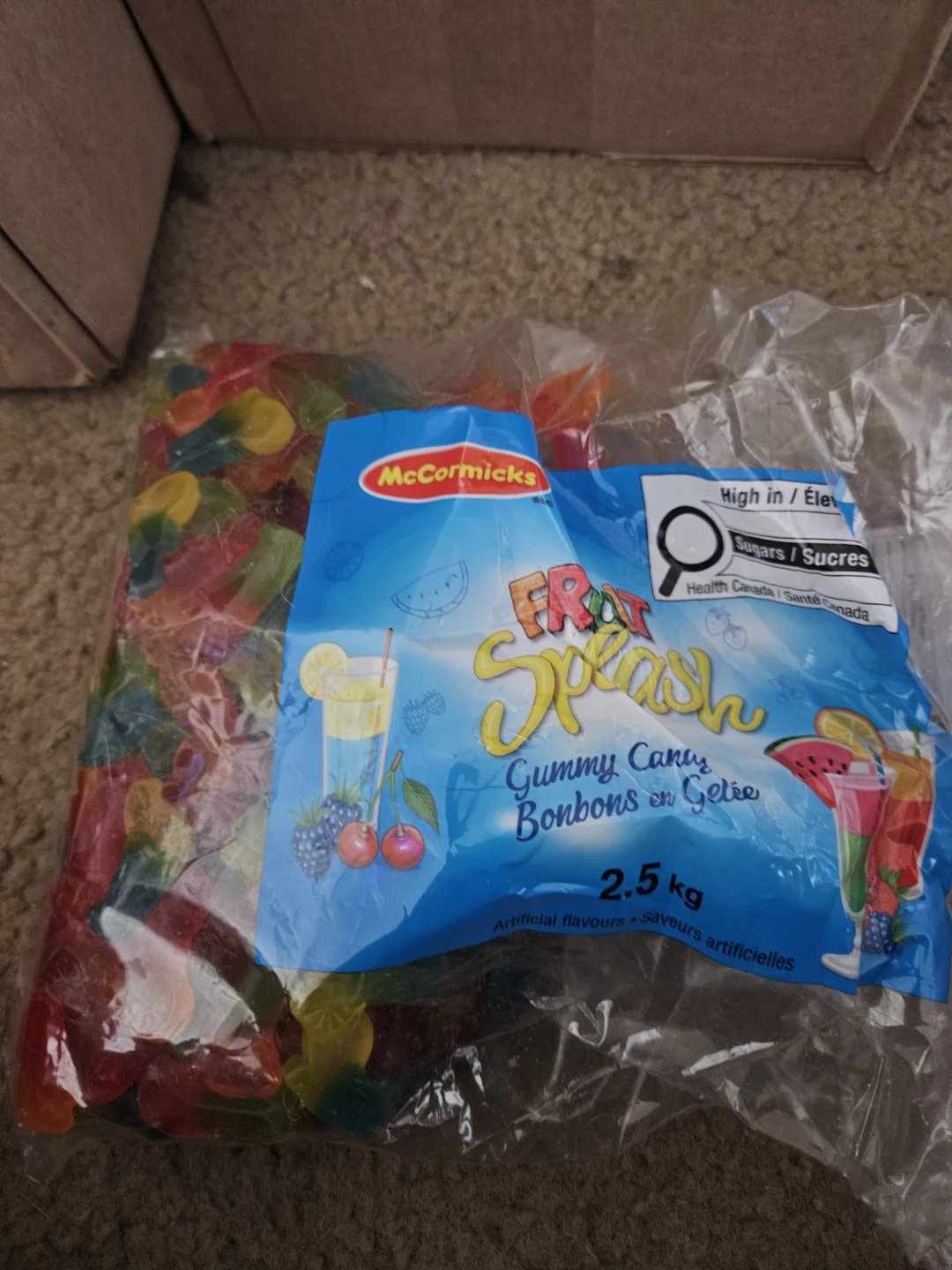 McCormicks Fruit Splash Gummy Candies - 2.5 kg