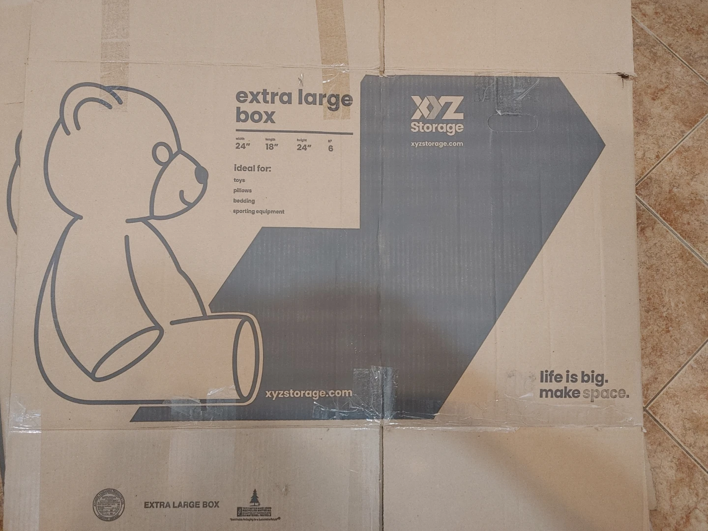 XYZ Storage Extra Large and Large Boxs
