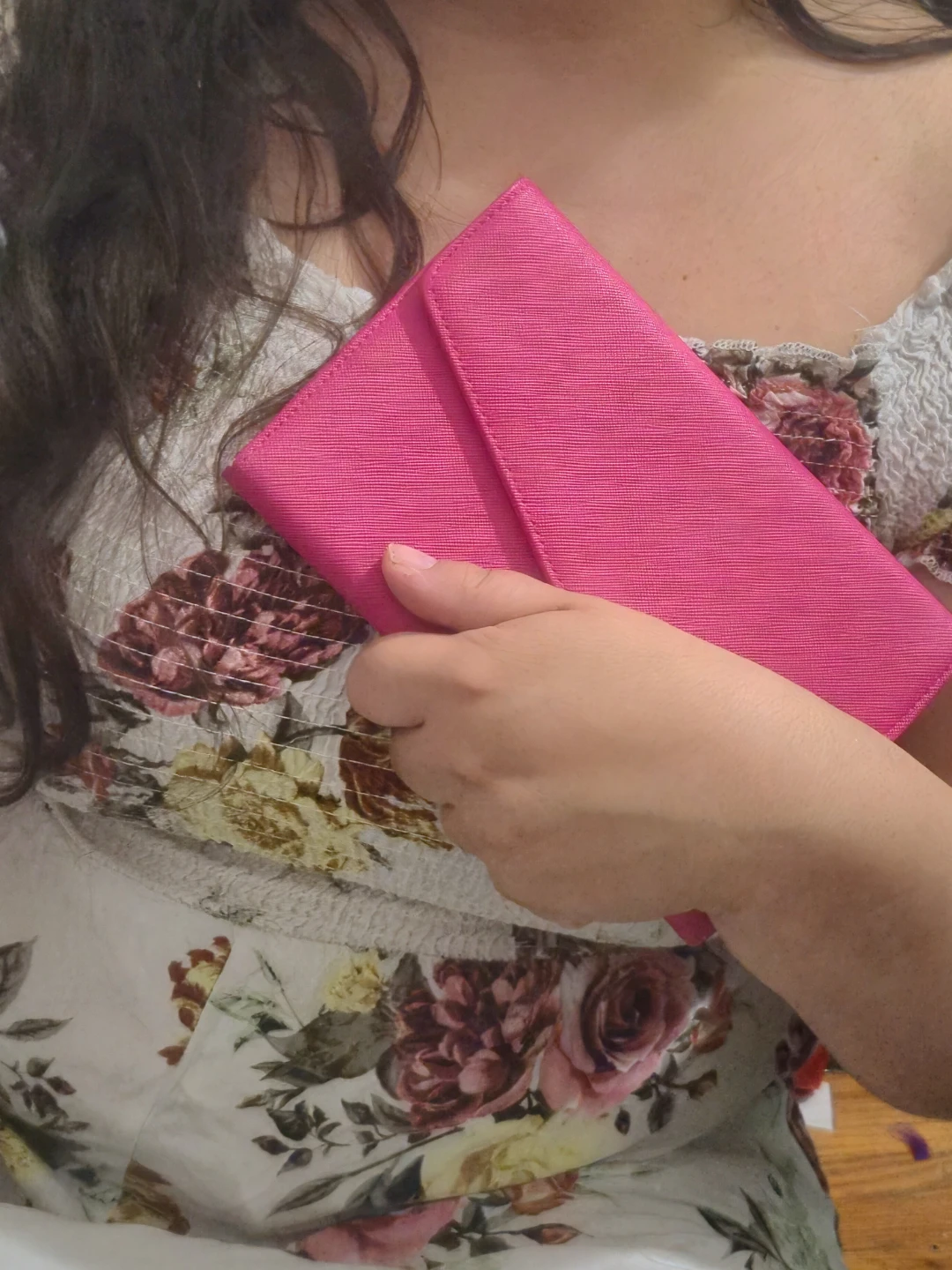 Pink Clutch Wallet