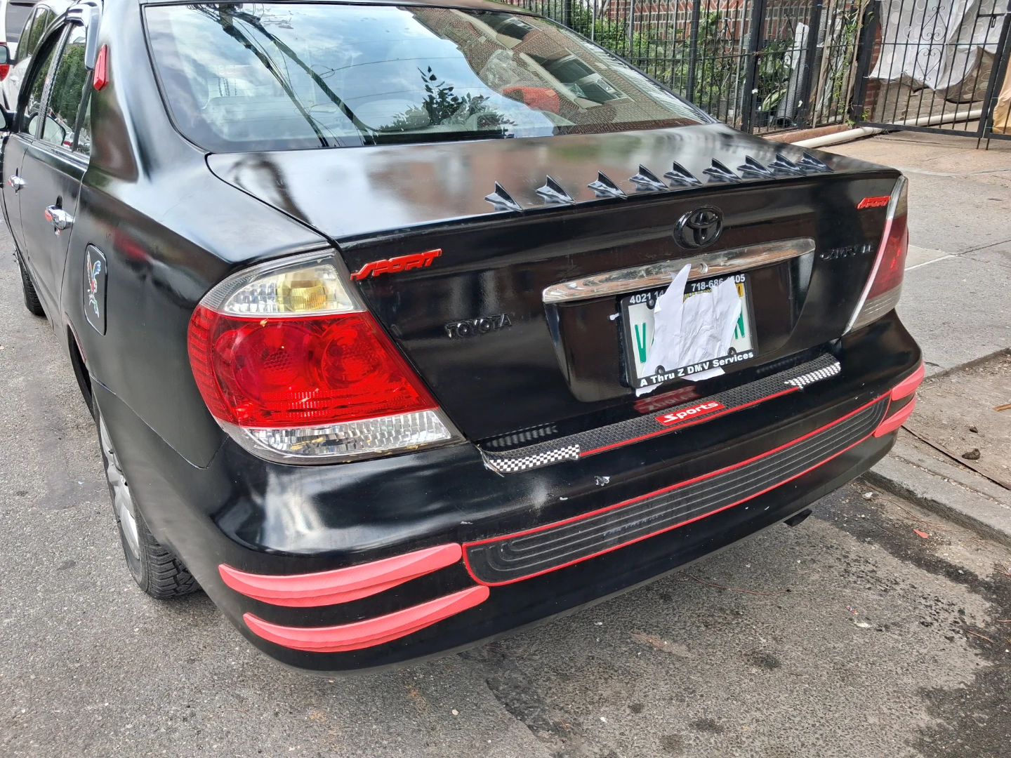 Black Toyota Camry with Red Accents - photo 5
