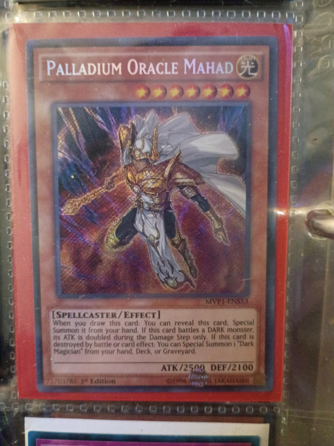 Yu-Gi-Oh! Palladium Oracle Mahad Card⚽