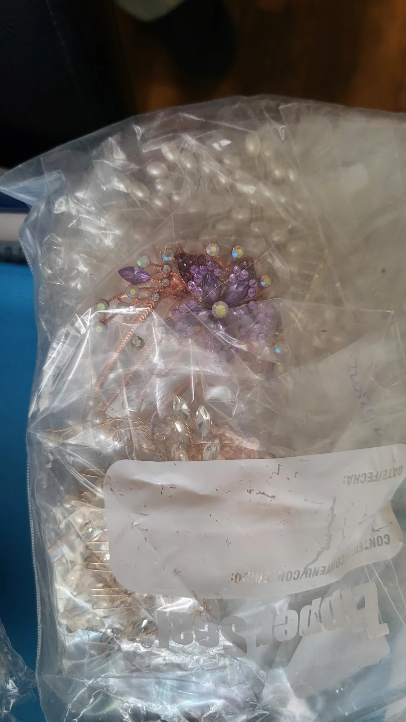 Assorted Hair Combs with Pearls and Rhinestones - photo 2