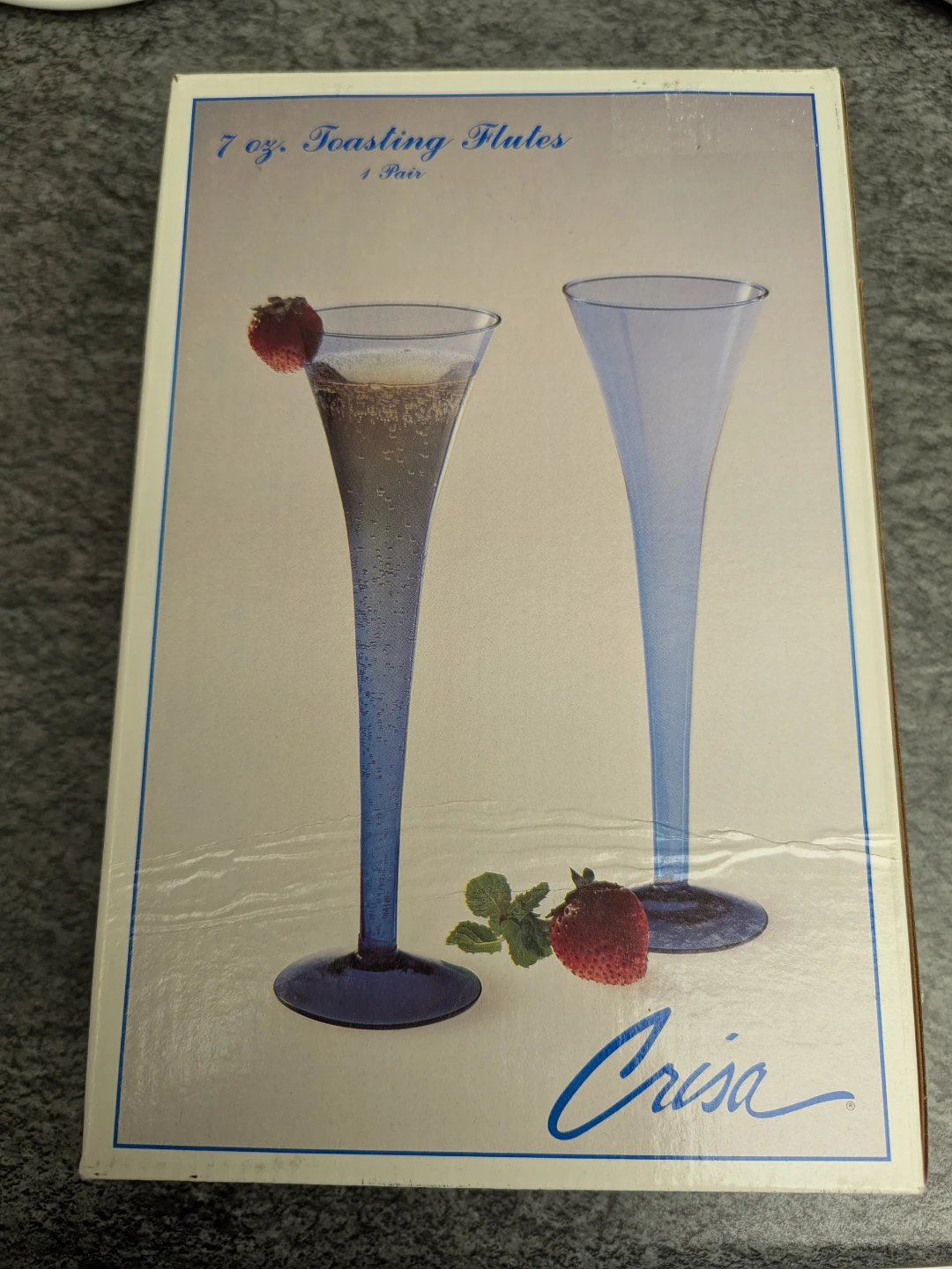 Crisa 7 oz. Toasting Flutes - Set of 2 - photo 2