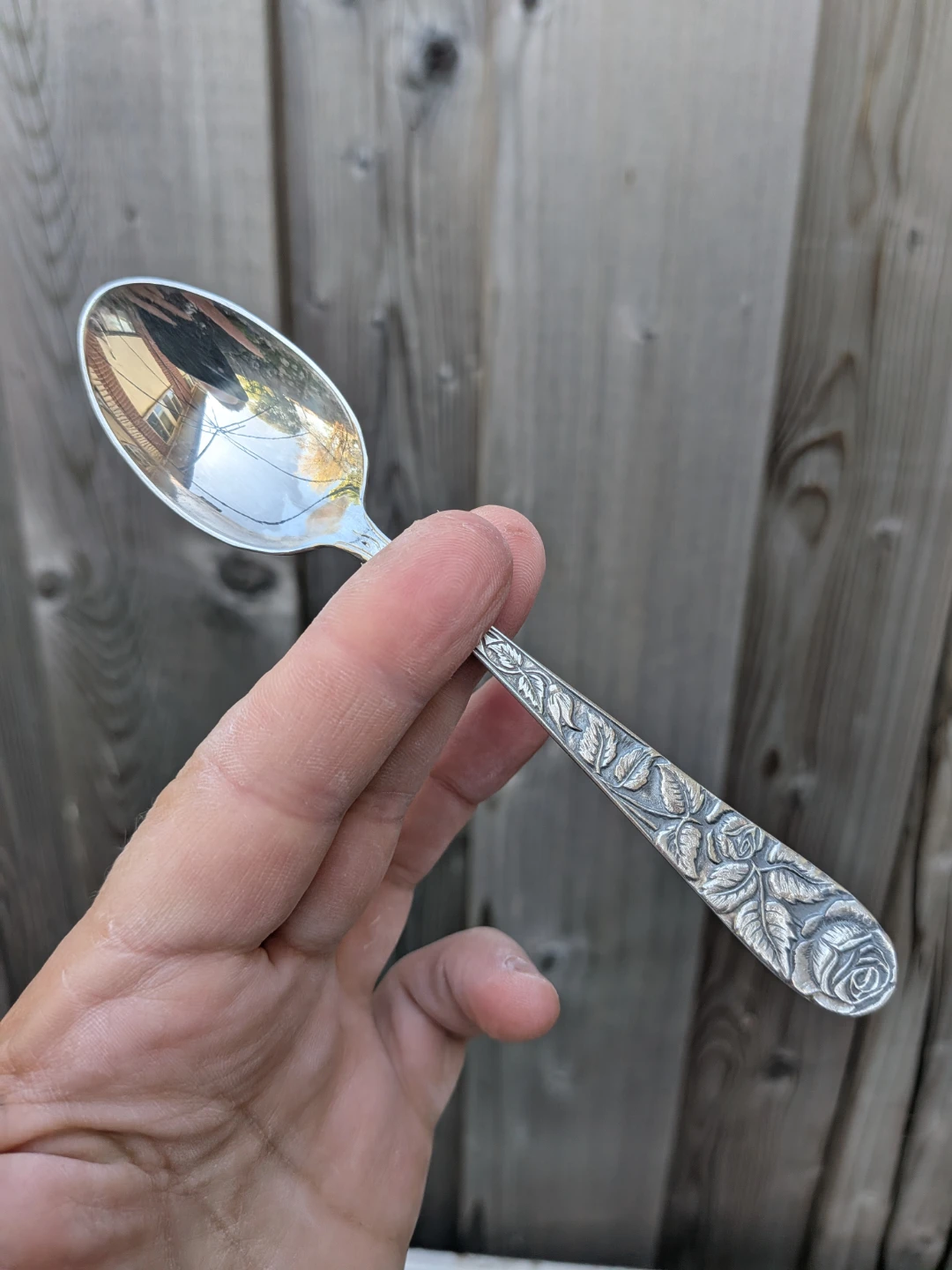 Vintage Silver Cake Server and Spoons Set - photo 5