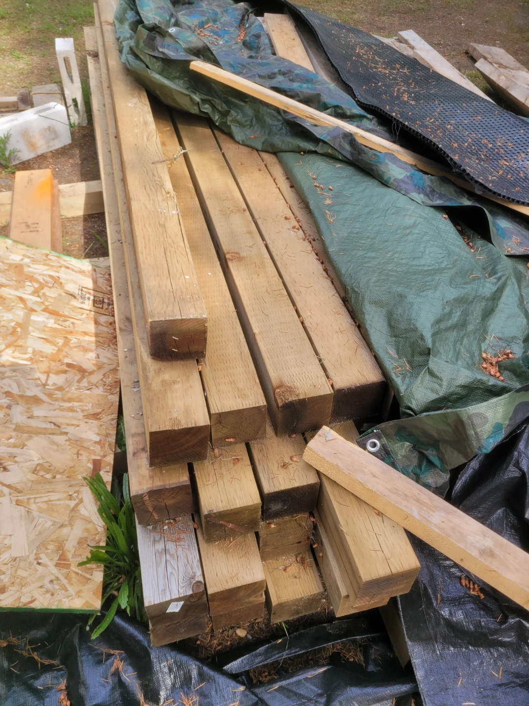 Half price treated 4x4 posts