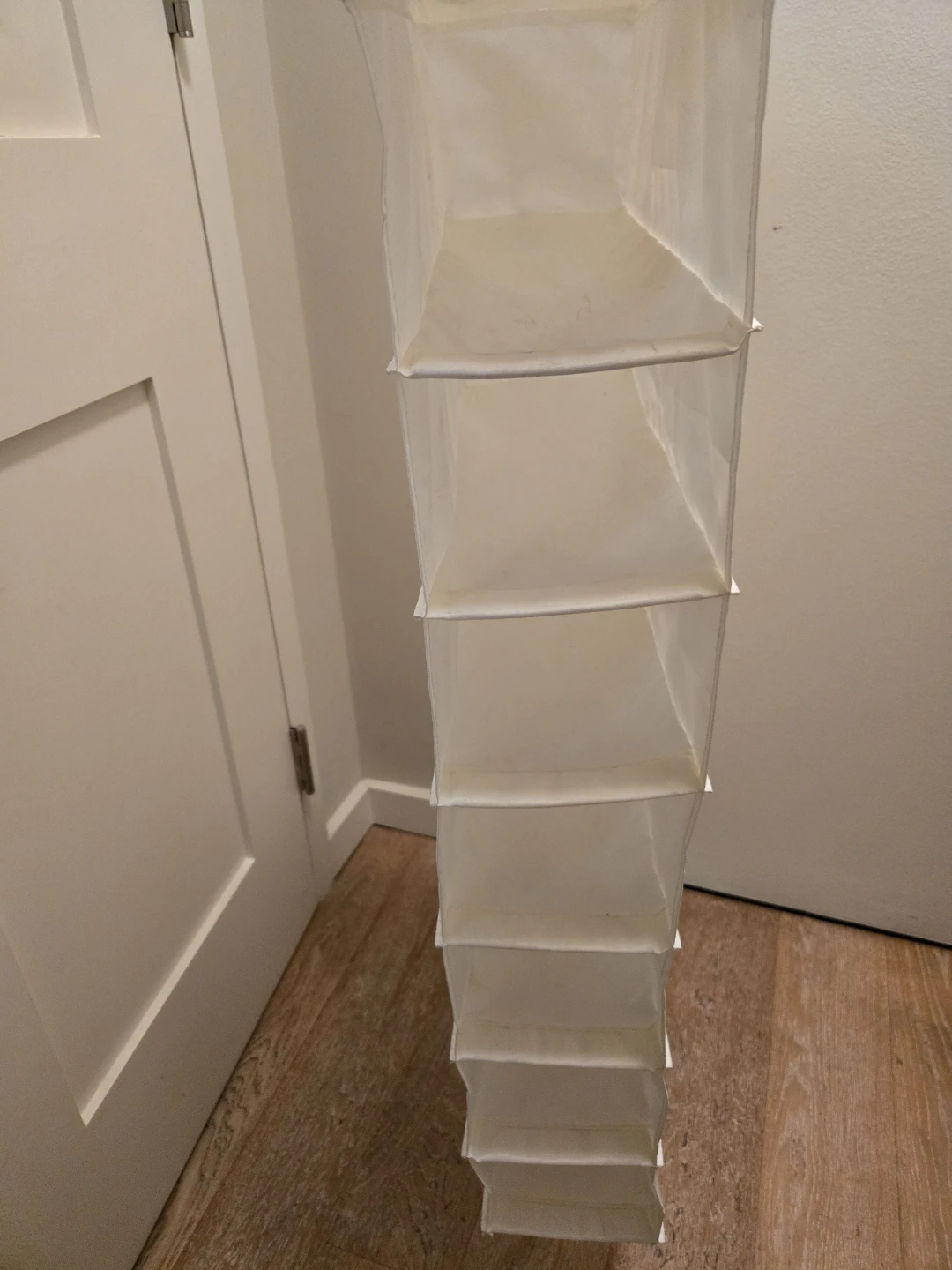 White Hanging Shoes Organizer