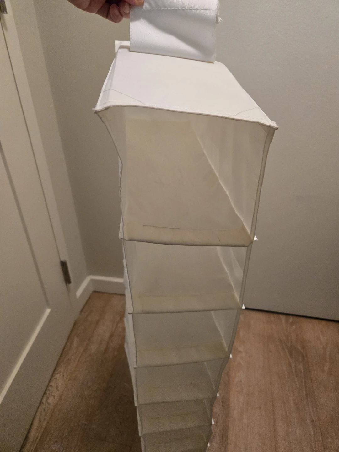 White Hanging Shoes Organizer - photo 2