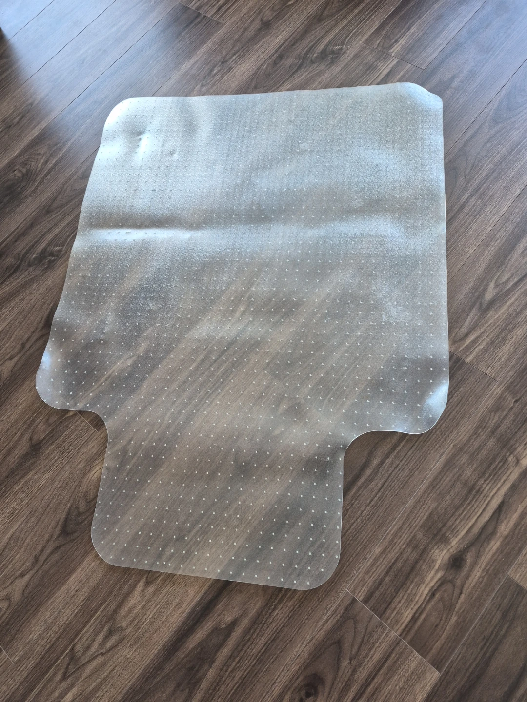 T-Shaped Office Chair Mat for Carpets (with Gripper Studs)