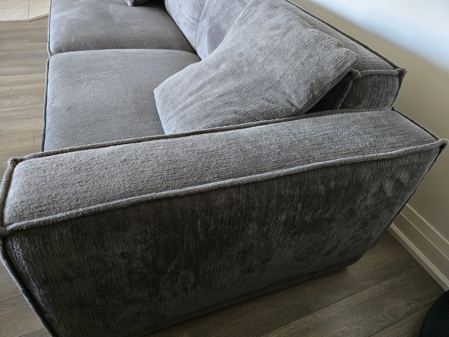 Structube Hillary Grey Sofa - photo 3