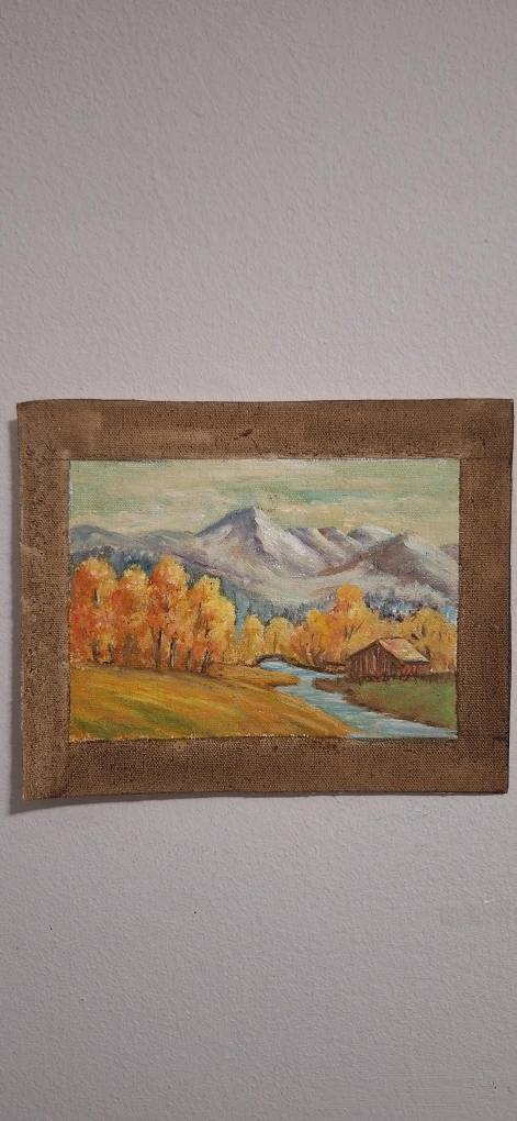 Vintage Landscape Oil Painting