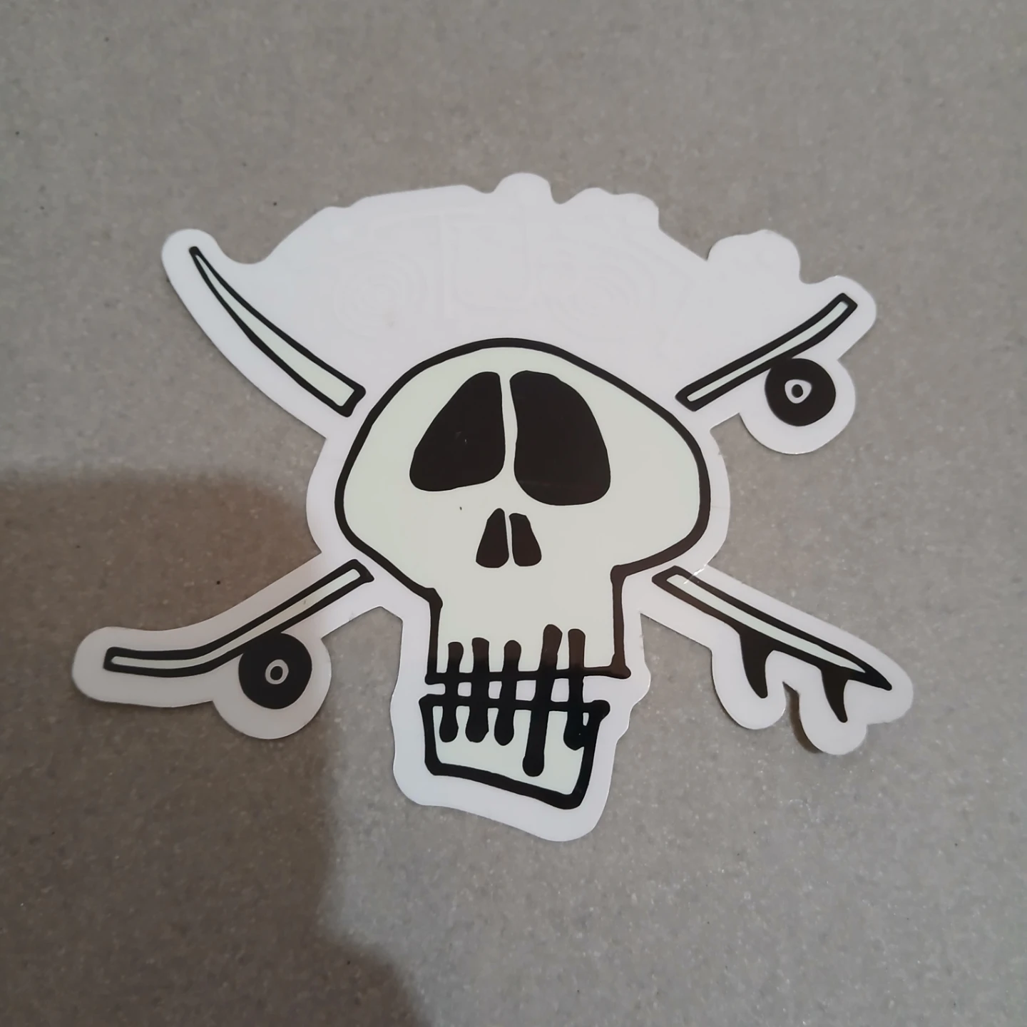 ⚽ Stussy Skull and Skateboards Sticker