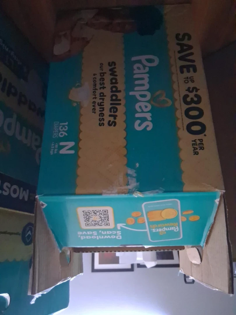 Pampers Swaddlers Diapers Size N - 136 Count