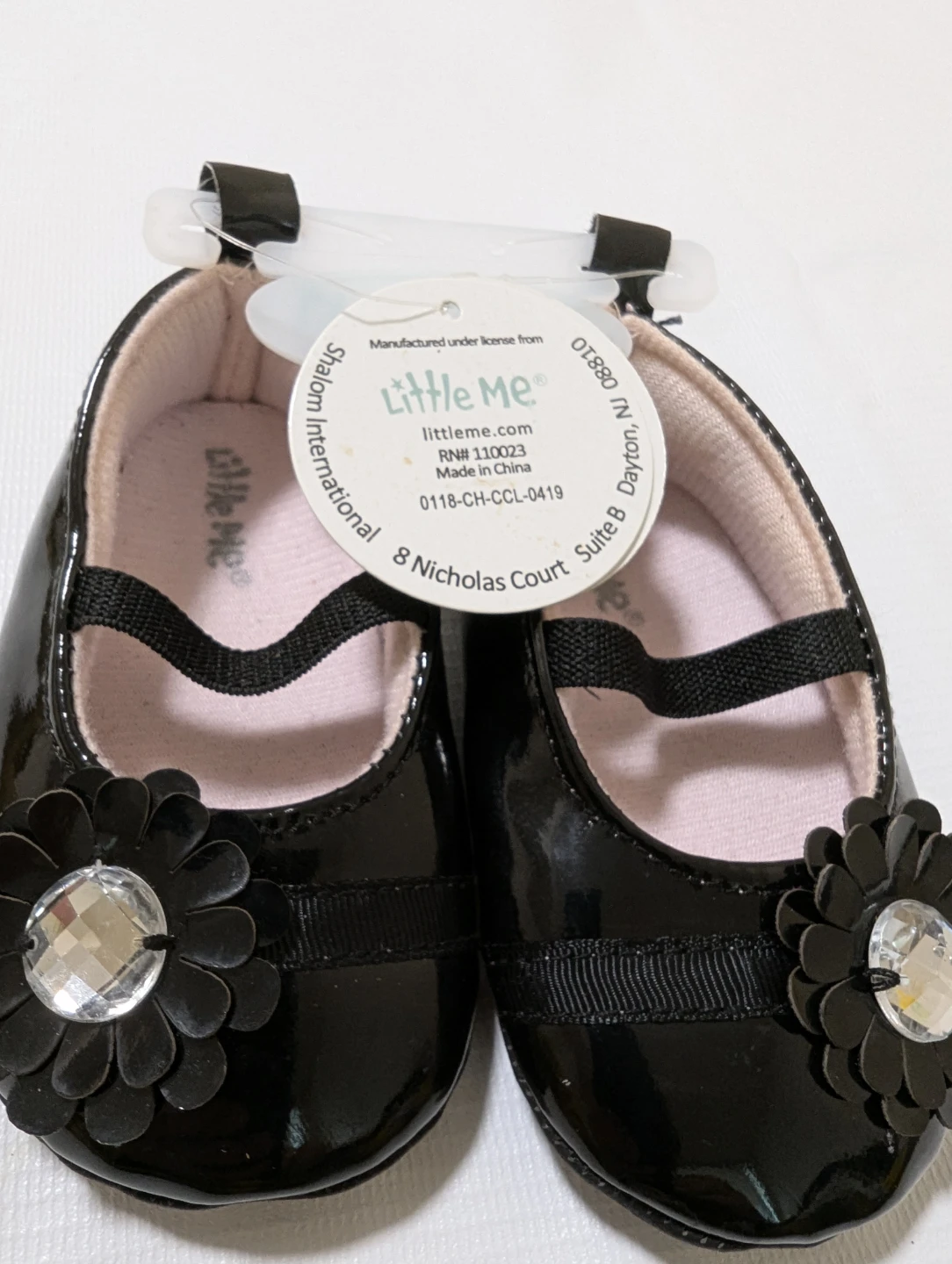 Little Me Black Patent Mary Jane Shoes Size 3 - photo 2