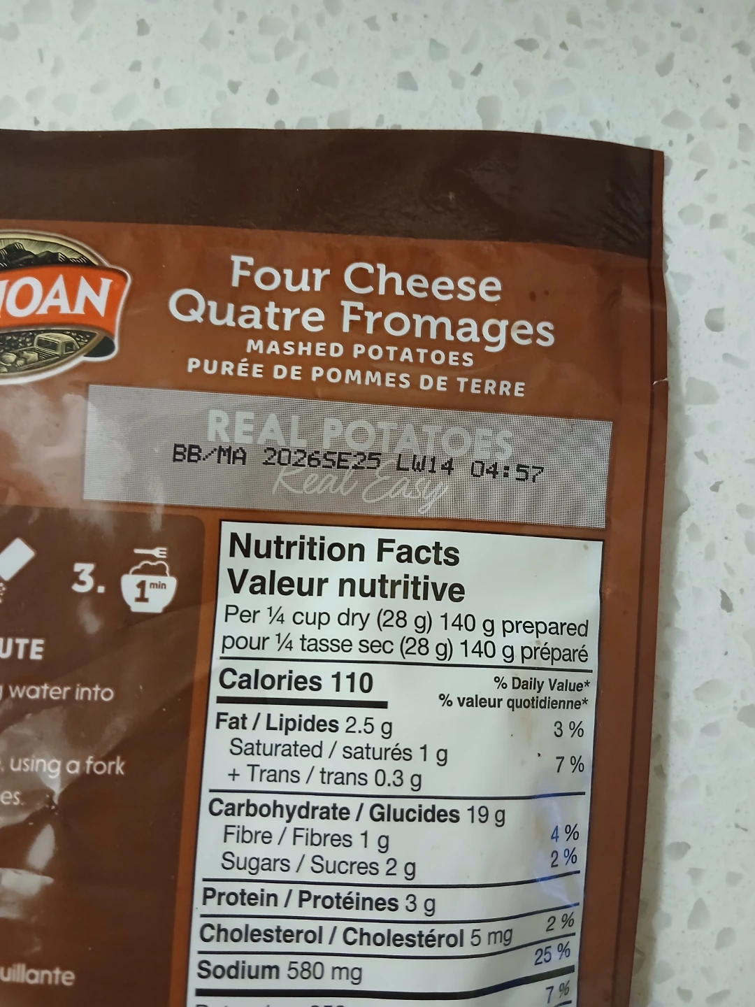 ⚽️Idahoan Four Cheese Mashed Potatoes 113g - photo 2