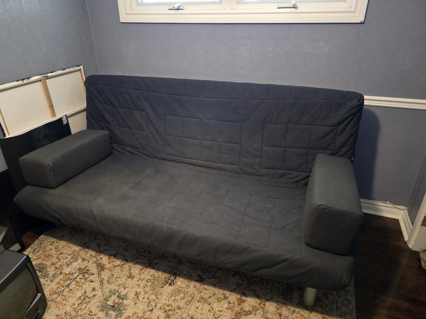 Futon Sofa Bed with Metal Frame