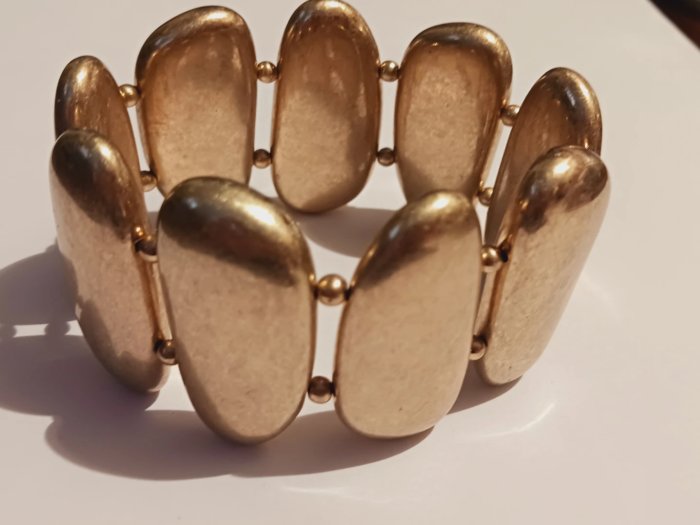 New !! Gold Tone Chunky Bracelet - photo 3