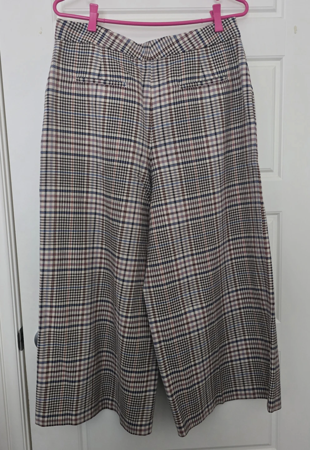 Massimo Dutti Plaid Gauchos/Cropped Pants Size 12 - photo 2