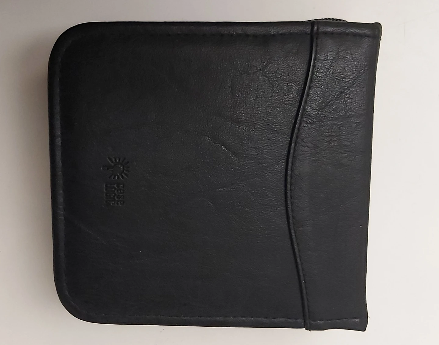 Black CD/DVD Storage Case with Zipper - photo 2