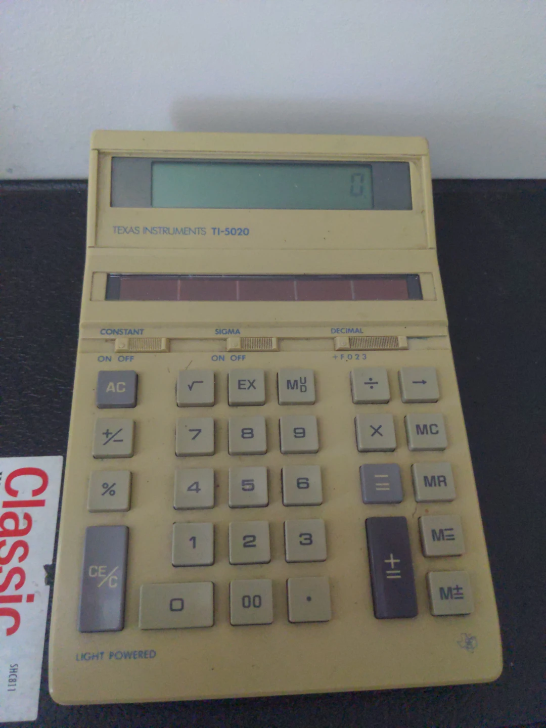 Texas Instruments TI-5020 Electronic Calculator⚽