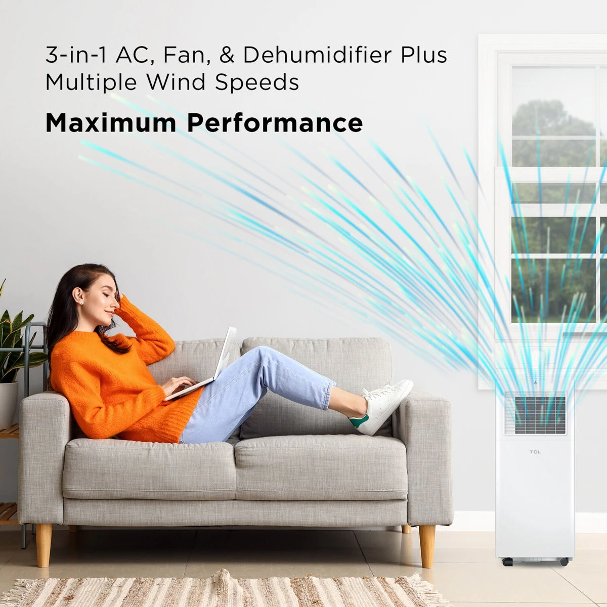 BRAND NEW TCL 6,000 BTU SACC  portable air conditioner - photo 3