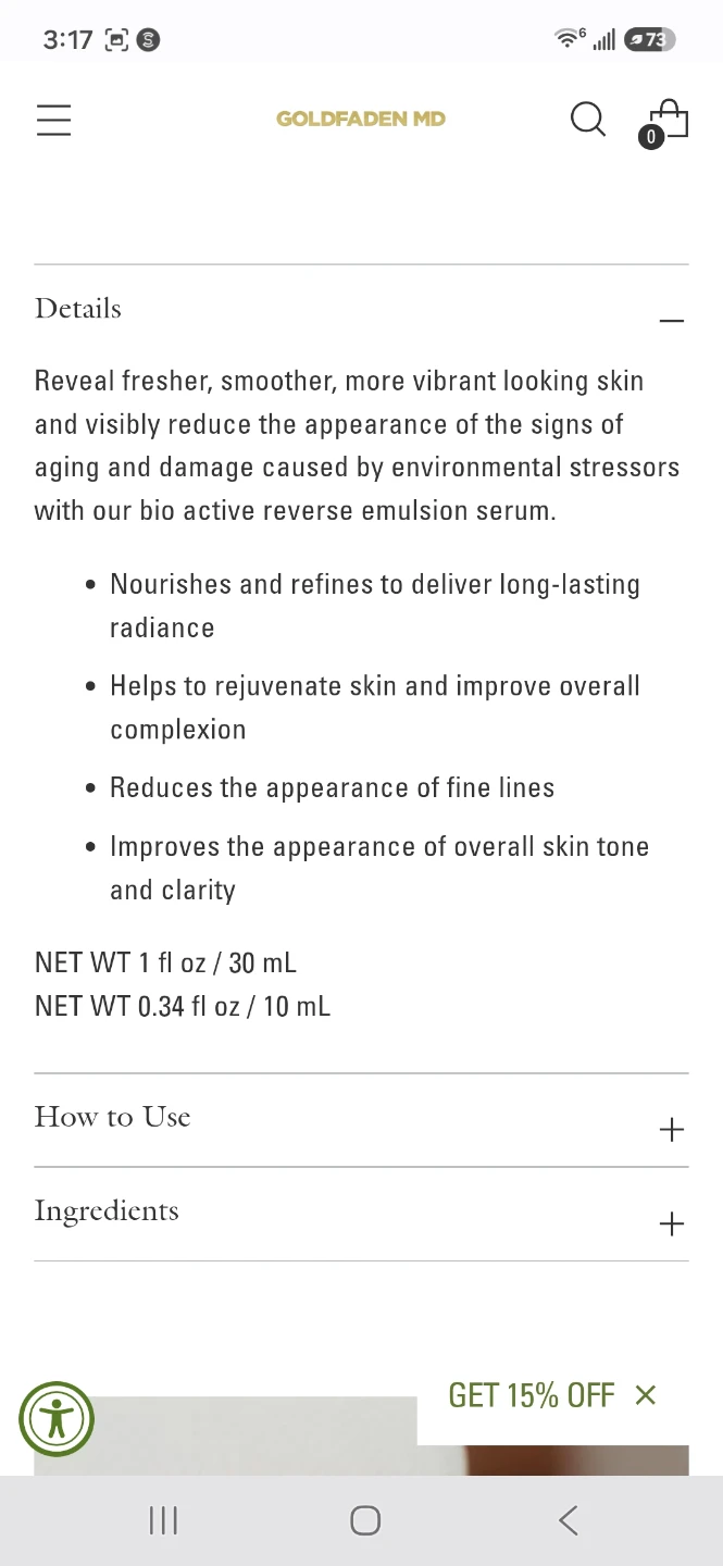Goldfaden MD Radiance Repair Daily Renewal Serum ⚽️ - photo 3
