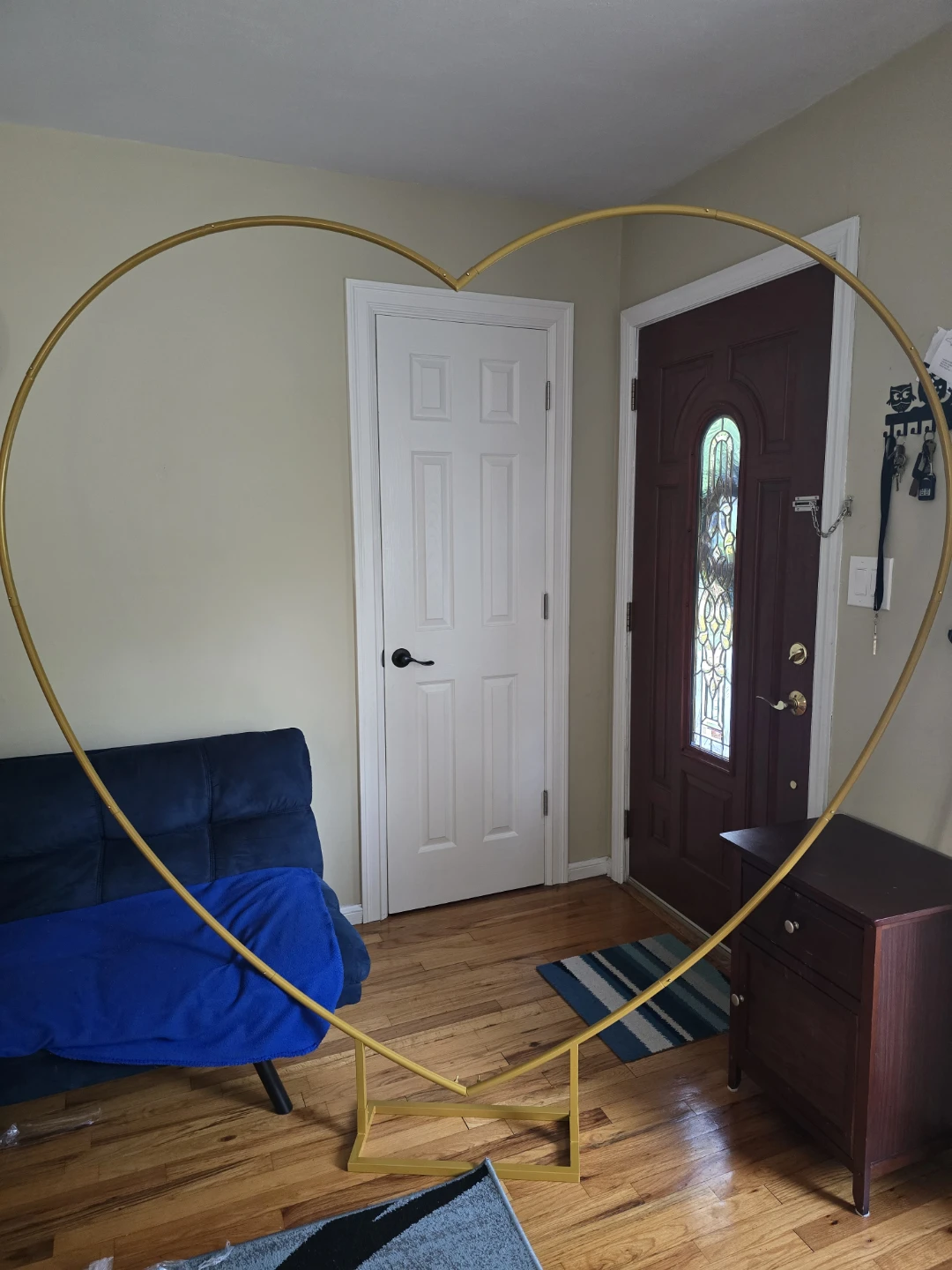Golden Heart Arch Backdrop Stand - photo 4