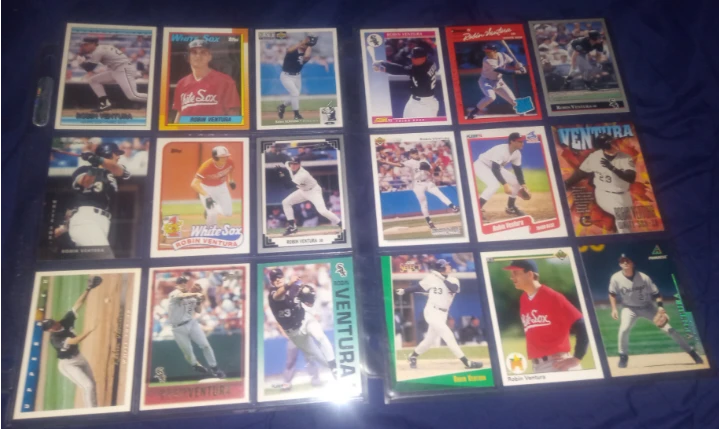 Robin Ventura 18 Baseball Card Collection 4 rookies