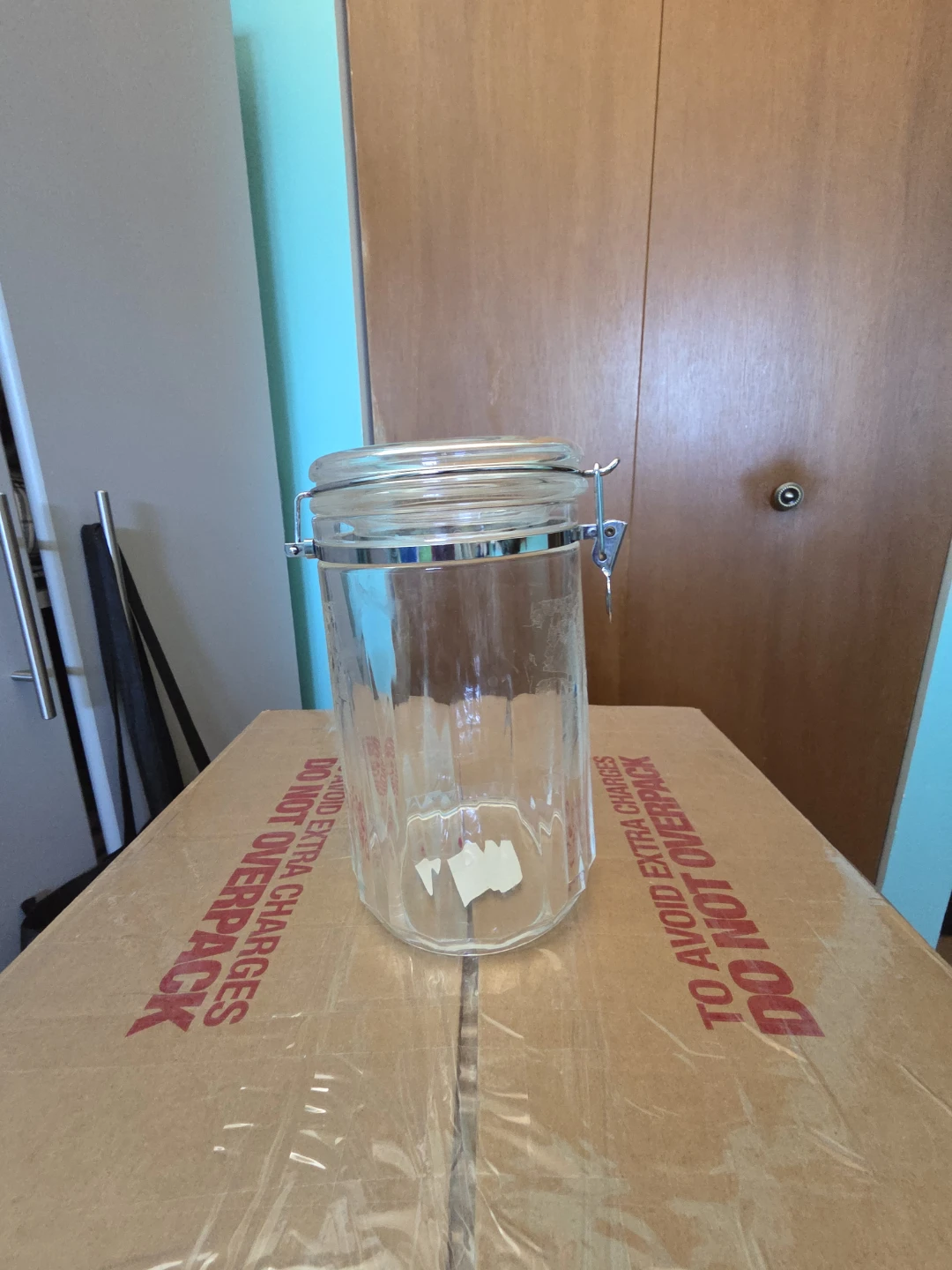 Plastic  Canister with Clamp Lid