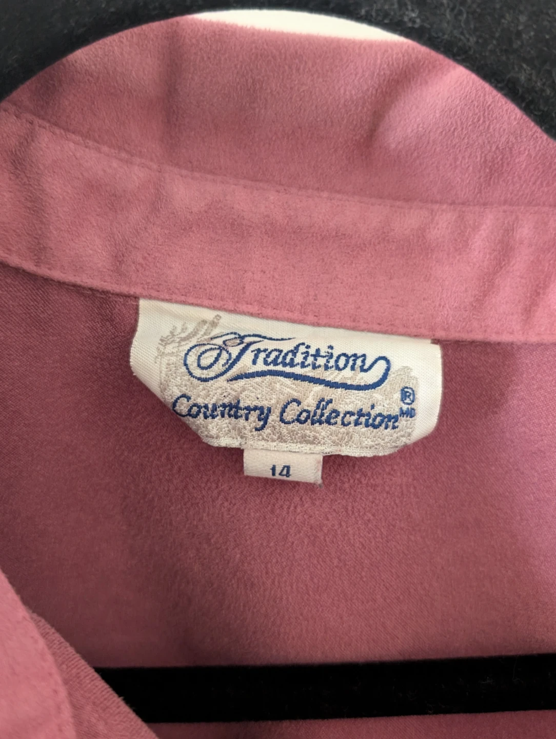 Tradition Country Collection Pink Button-Up Shirt Size 14 - photo 2