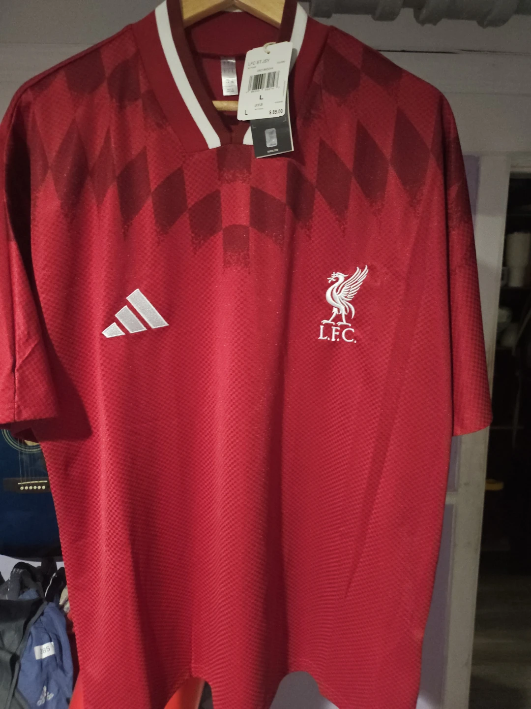 Adidas Liverpool FC LFC ST JSY Jersey L Red