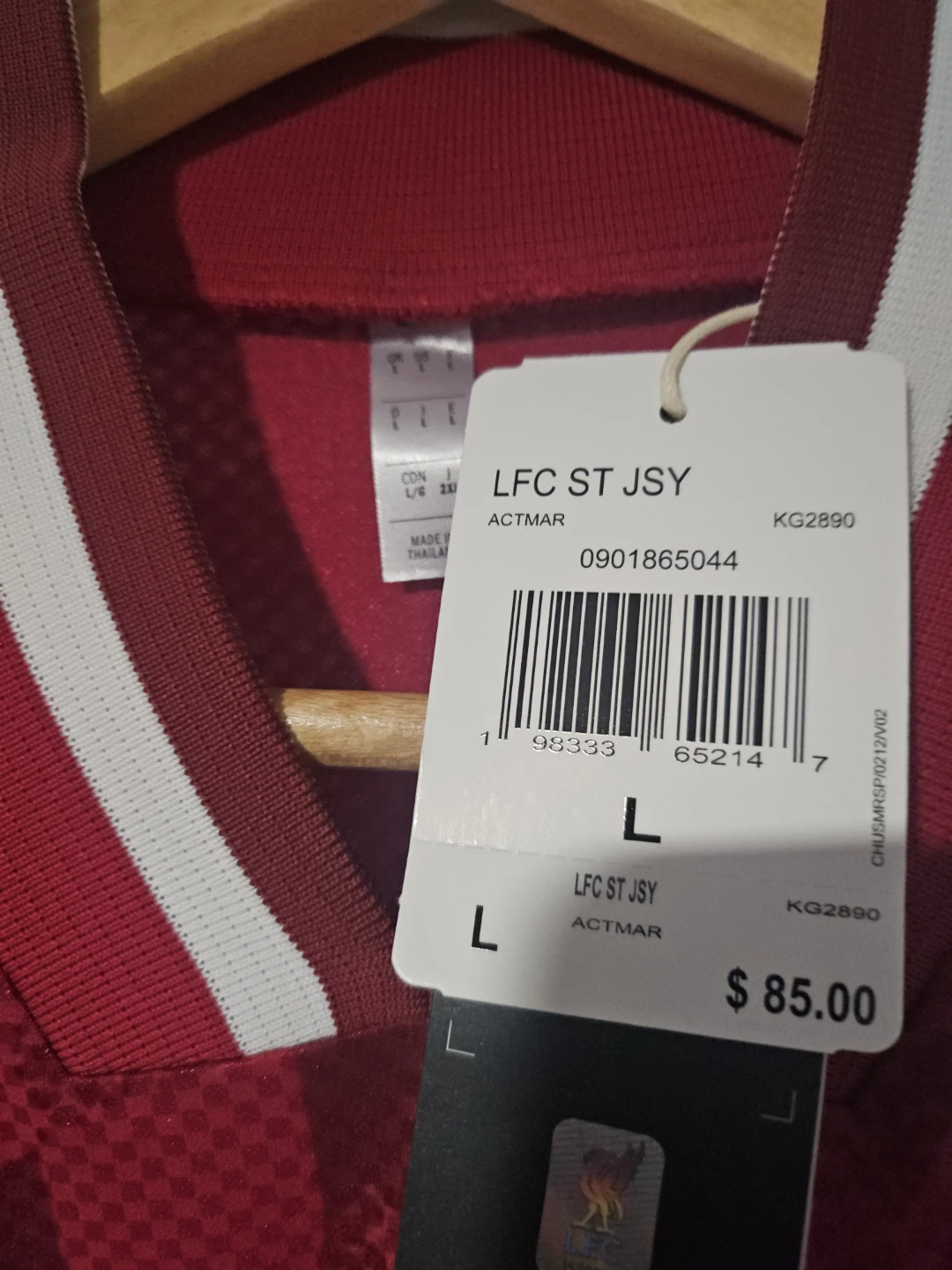 Adidas Liverpool FC LFC ST JSY Jersey L Red - photo 3