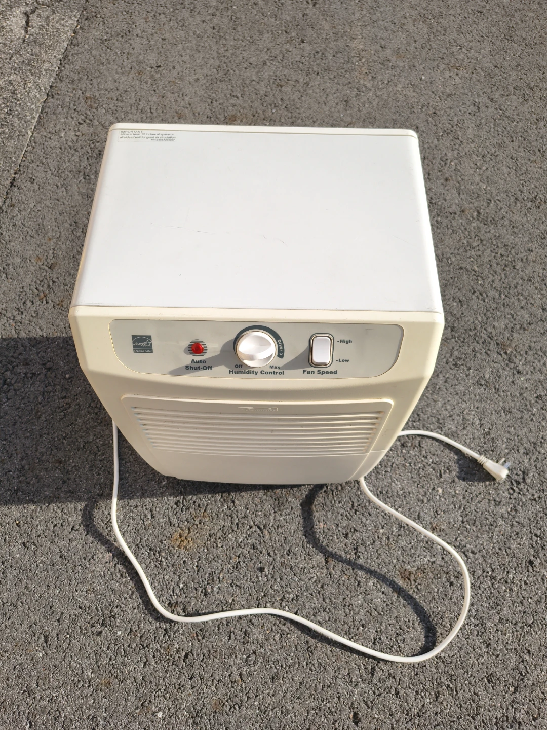 Kenmore dehumidifier