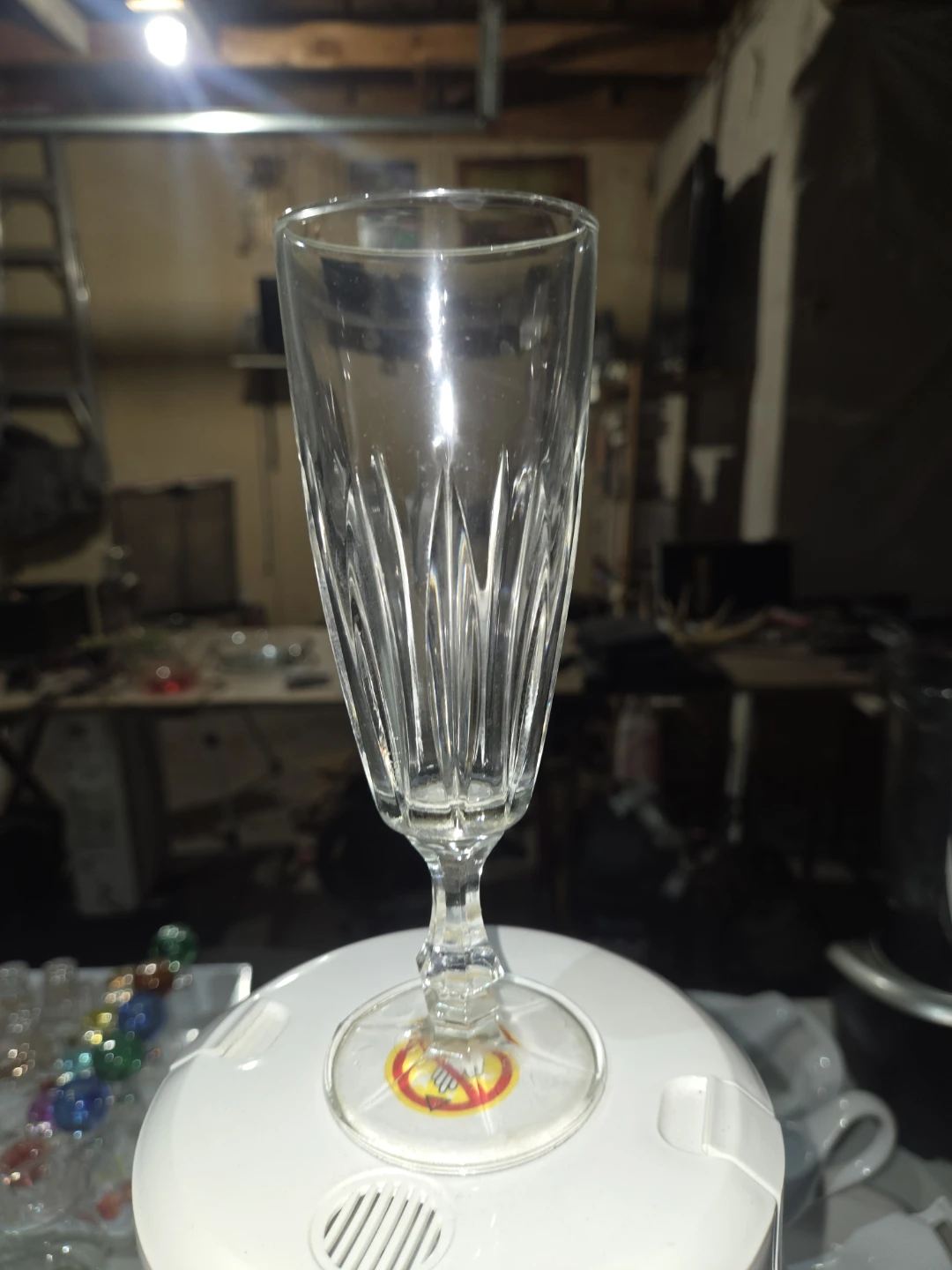 Set of 6 Vintage Cut Crystal Wine Glasses - photo 3