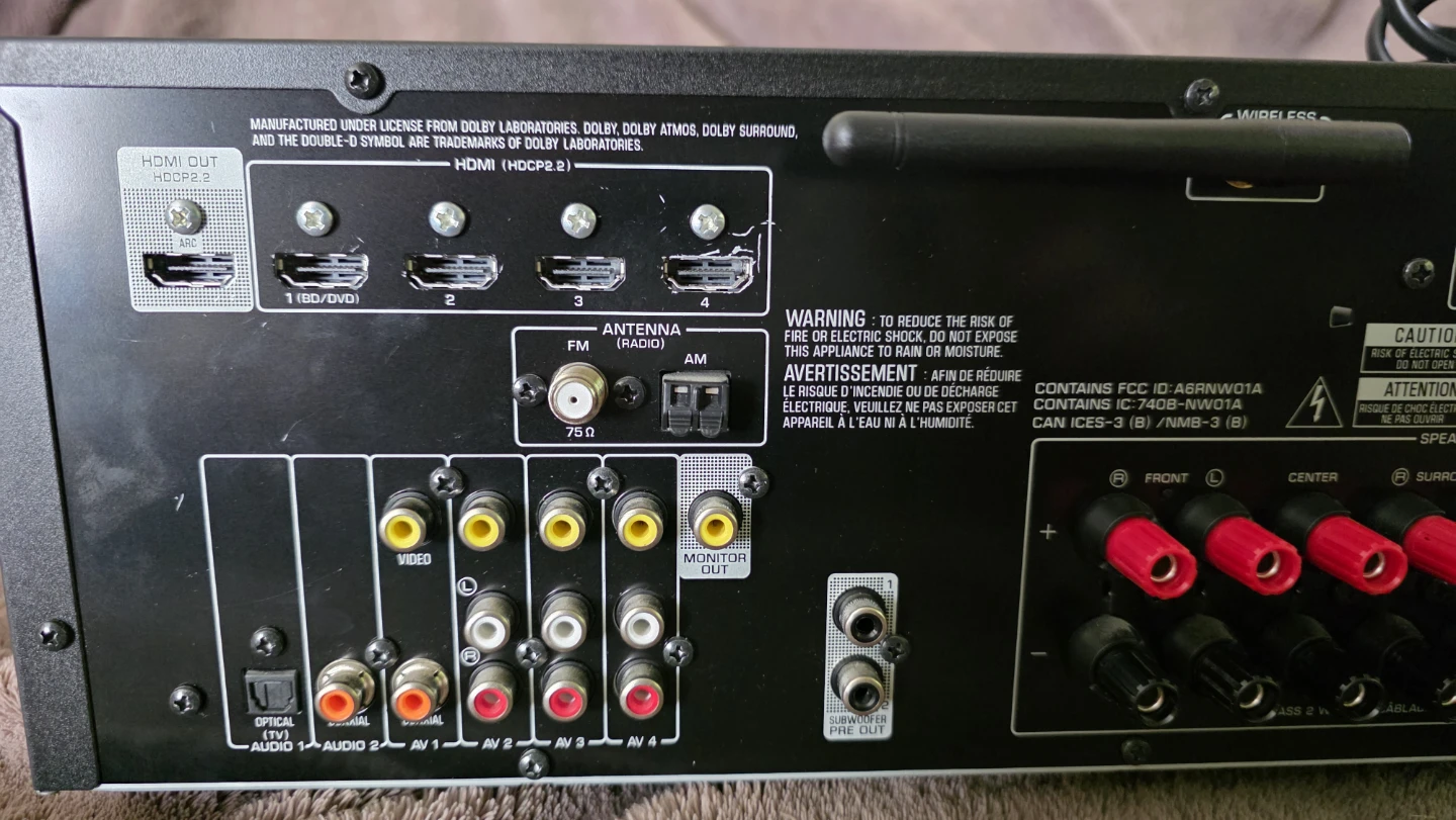 Yamaha Natural Sound AV Receiver RX-V581 - photo 3