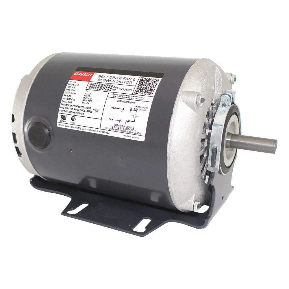 Dayton Belt Drive Fan & Blower Motor 6K778BG