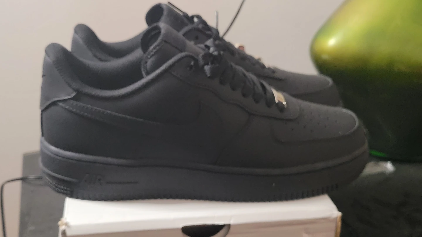 Nike Air Force 1 '07 Men's Shoes Black Size 10.5 - photo 3