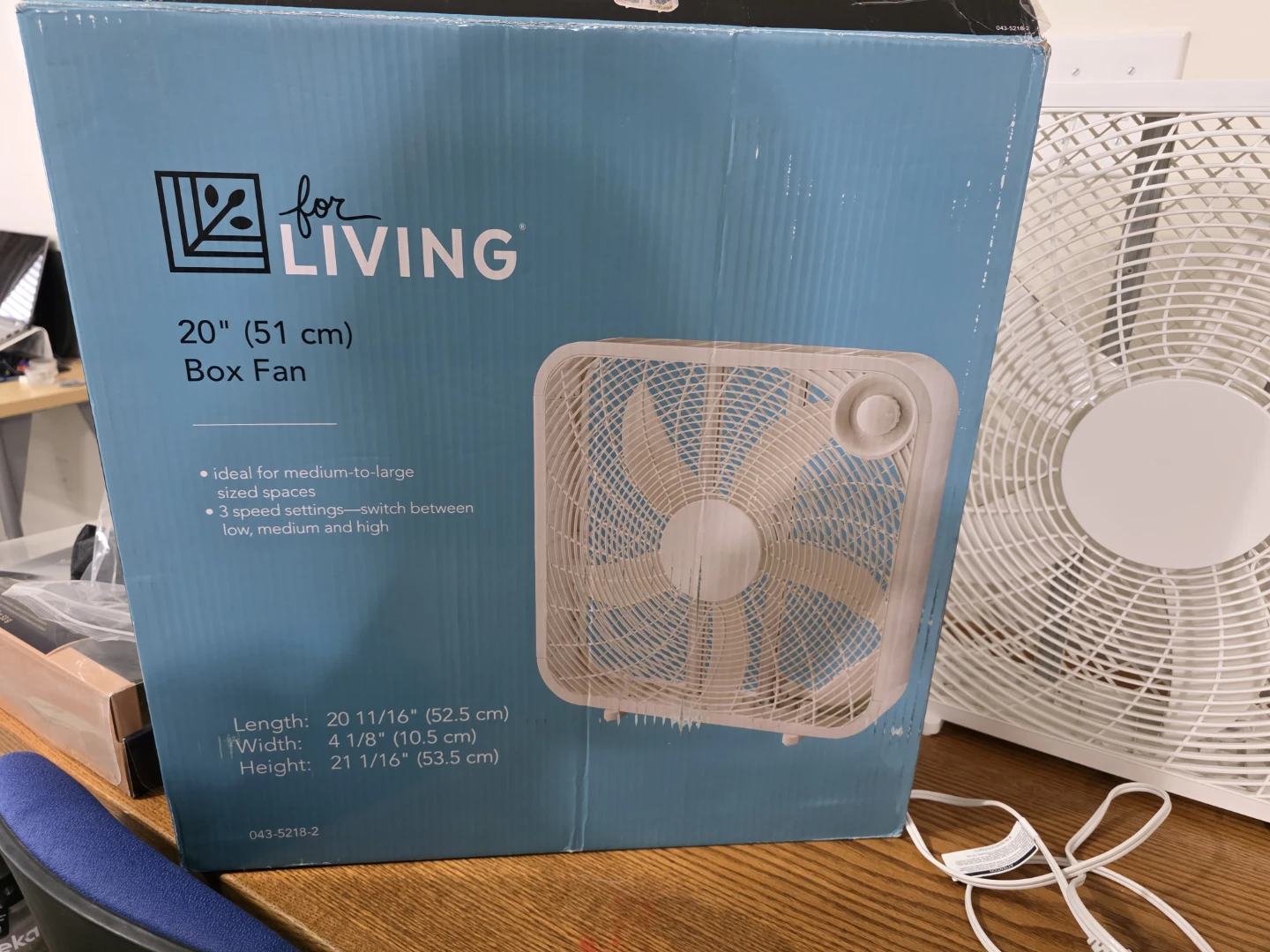For Living 20" Box Fan - photo 3