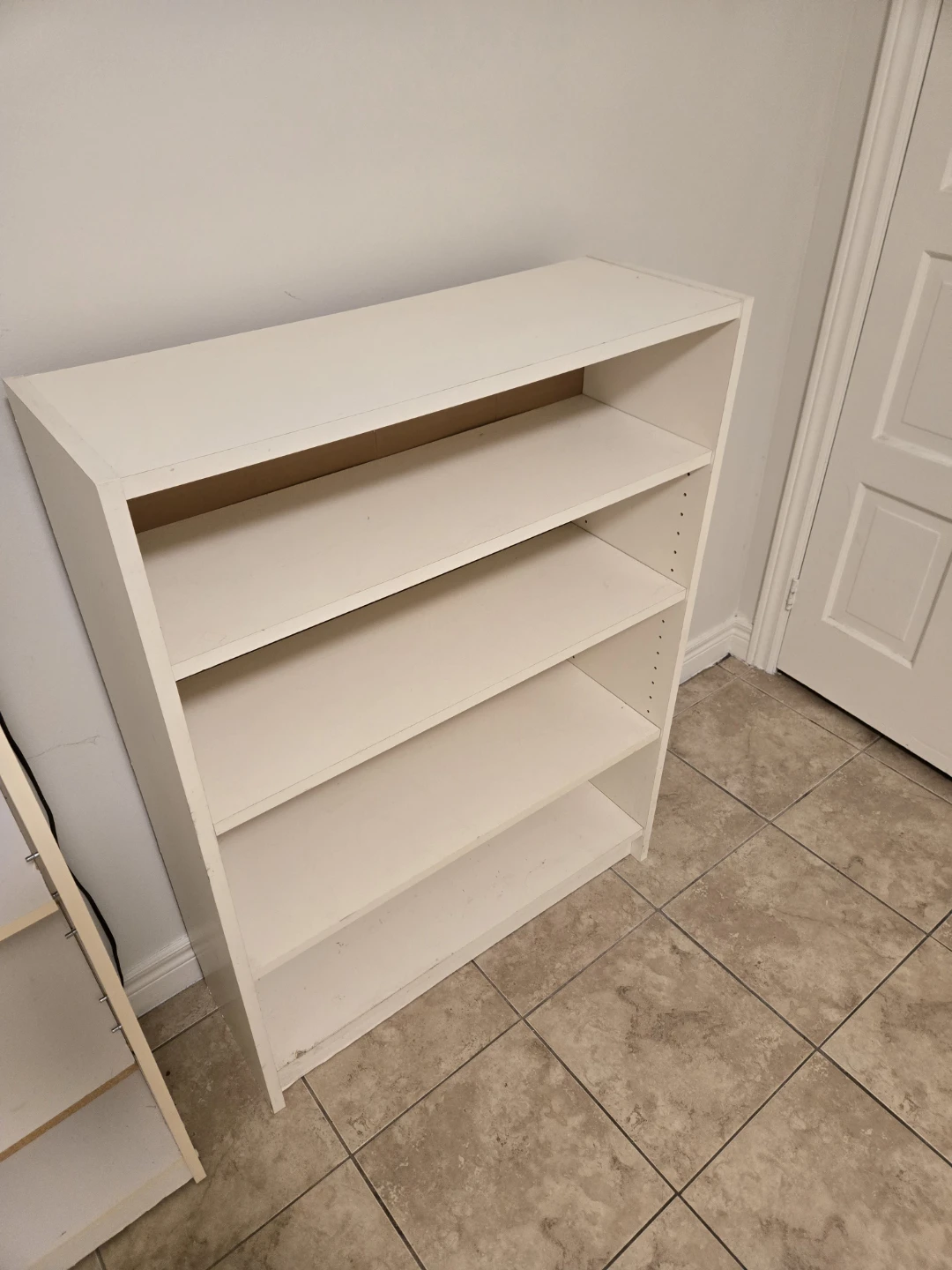 White 4-Shelf Bookcase