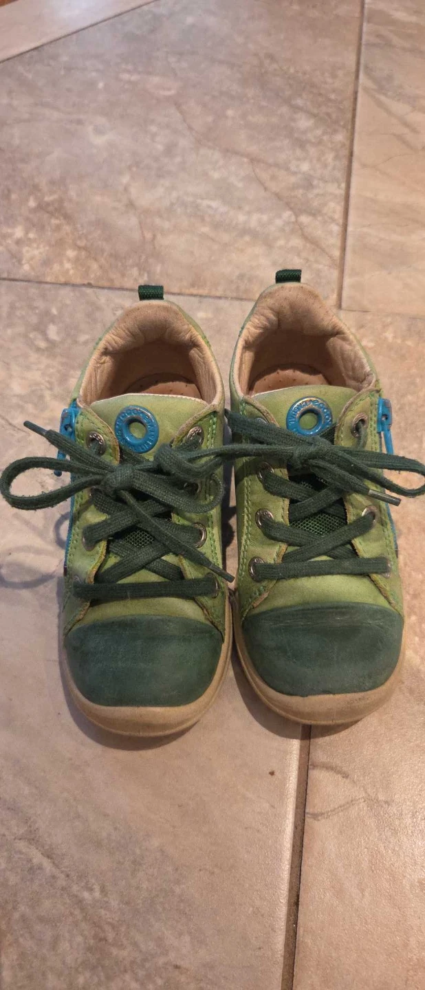 ECCO Green Leather Sneakers Size 22 - photo 2