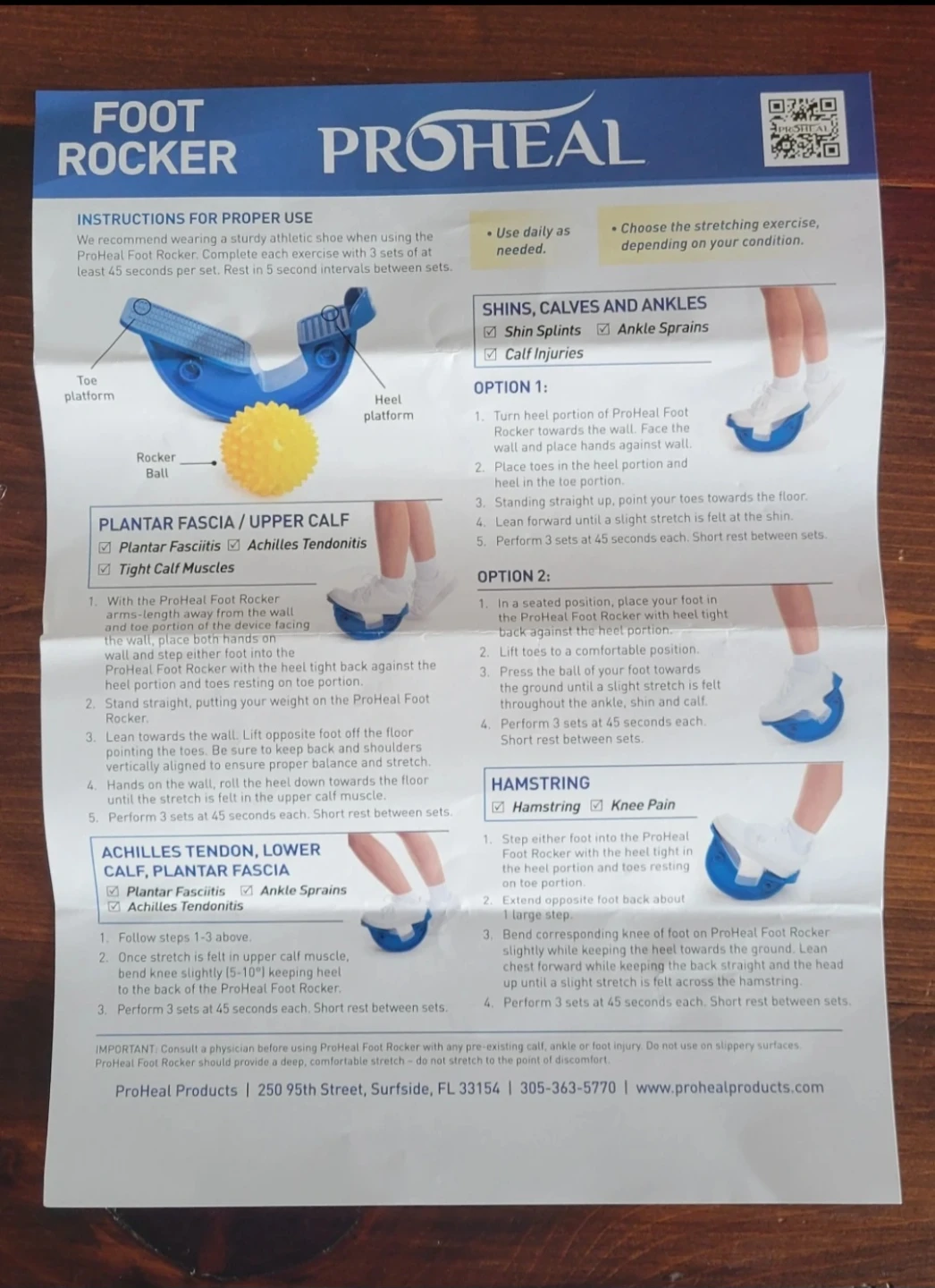 Proheal Foot Rocker with Massage Ball ⚽ - photo 4
