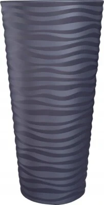 New Tall Wave Pattern Planter Pot 27" tall with insert - photo 4
