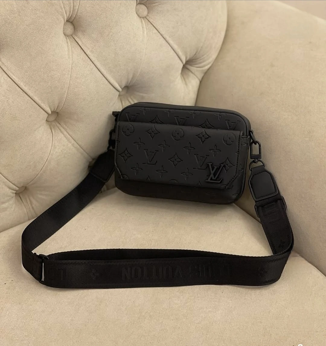 Louis Vuitton Black Monogram Crossbody Bag
