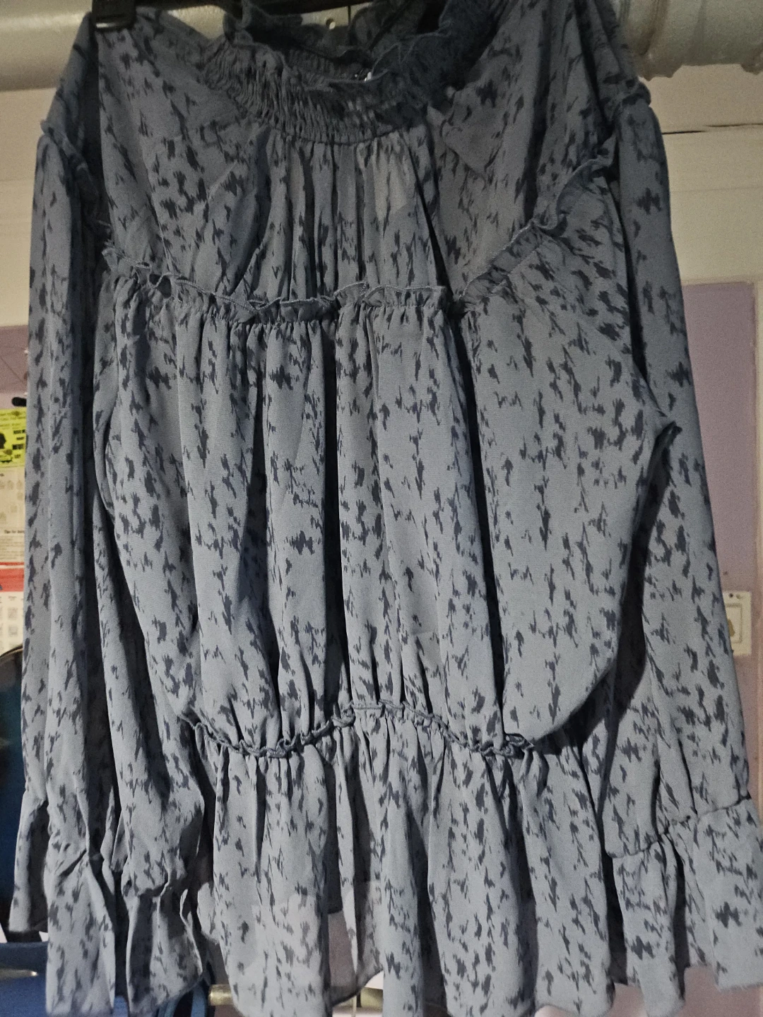 Velsona Women's Blue Patterned Blouse - photo 2