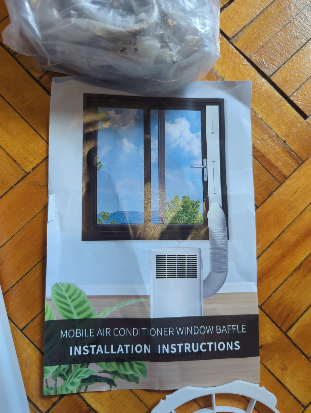 Mobile Air Conditioner Window Baffle Kit Brand New