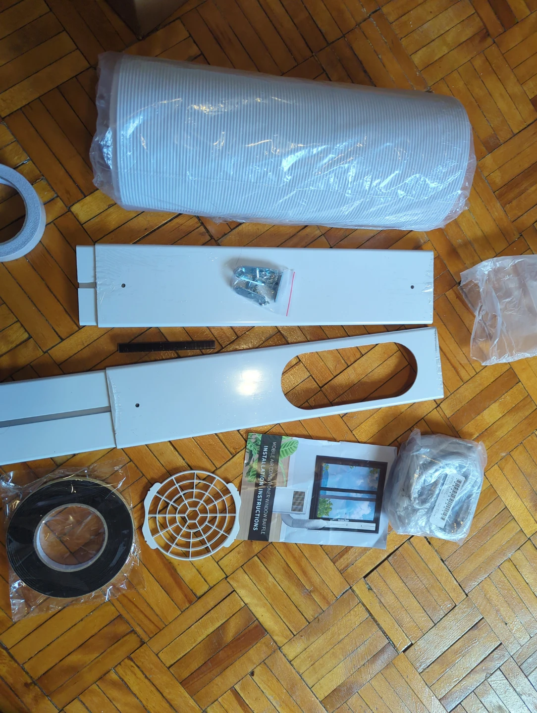 Mobile Air Conditioner Window Baffle Kit Brand New - photo 3