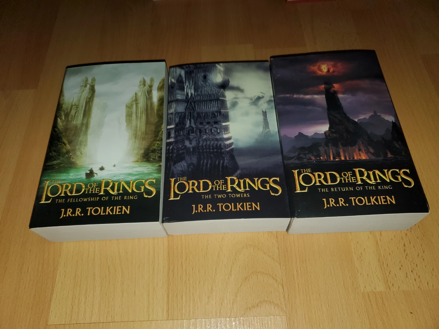 J.R.R. Tolkien Lord of the Rings Trilogy Paperback Novels
