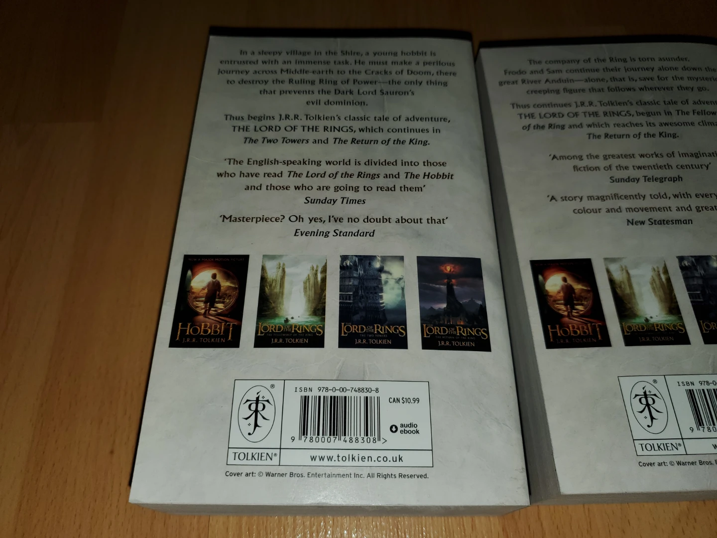 J.R.R. Tolkien Lord of the Rings Trilogy Paperback Novels - photo 3