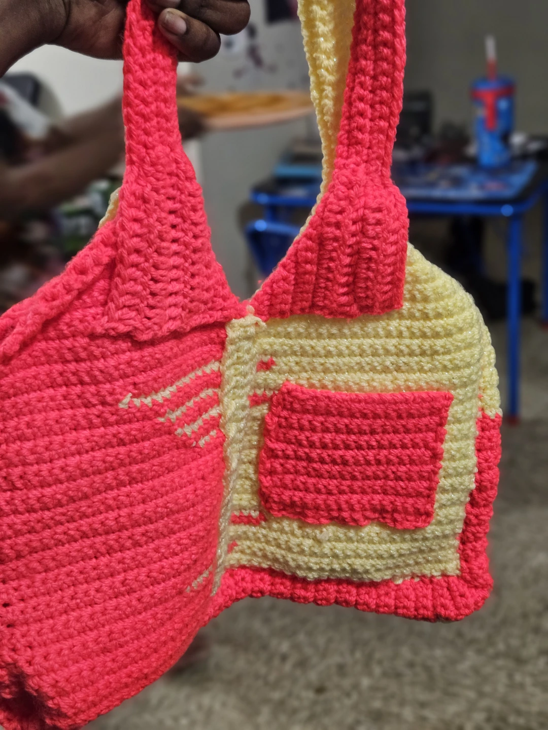 Crocheted Tote Bag